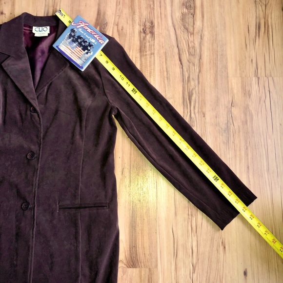 Vintage CLIO Jacket Petite Small Brown Women’s - Picture 7 of 12